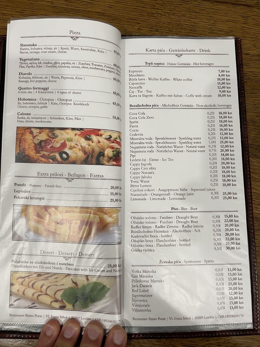 Menu Bistro Porat-10