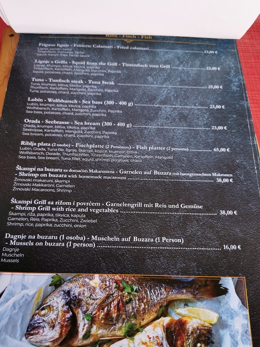 Menu Bistro Porat-4